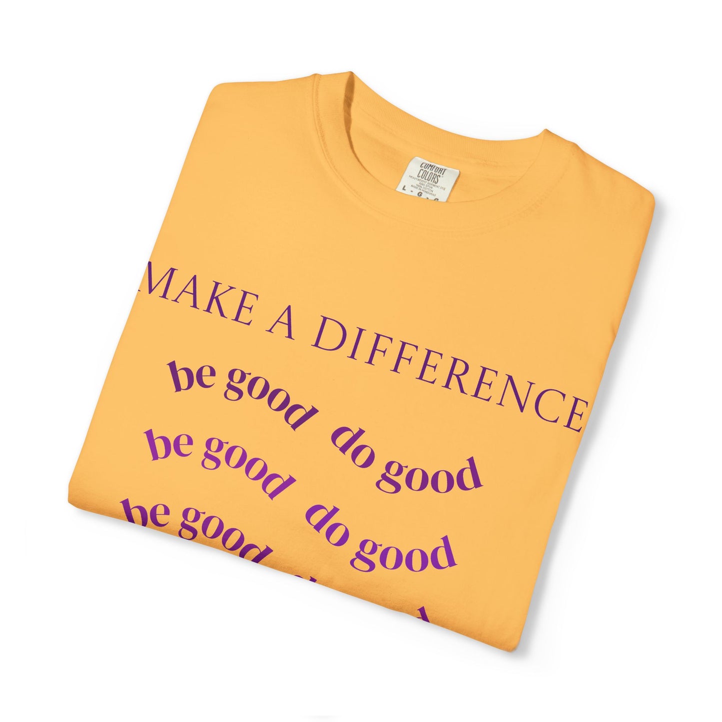 Make a Difference heart T-Shirt | Positive Message tee