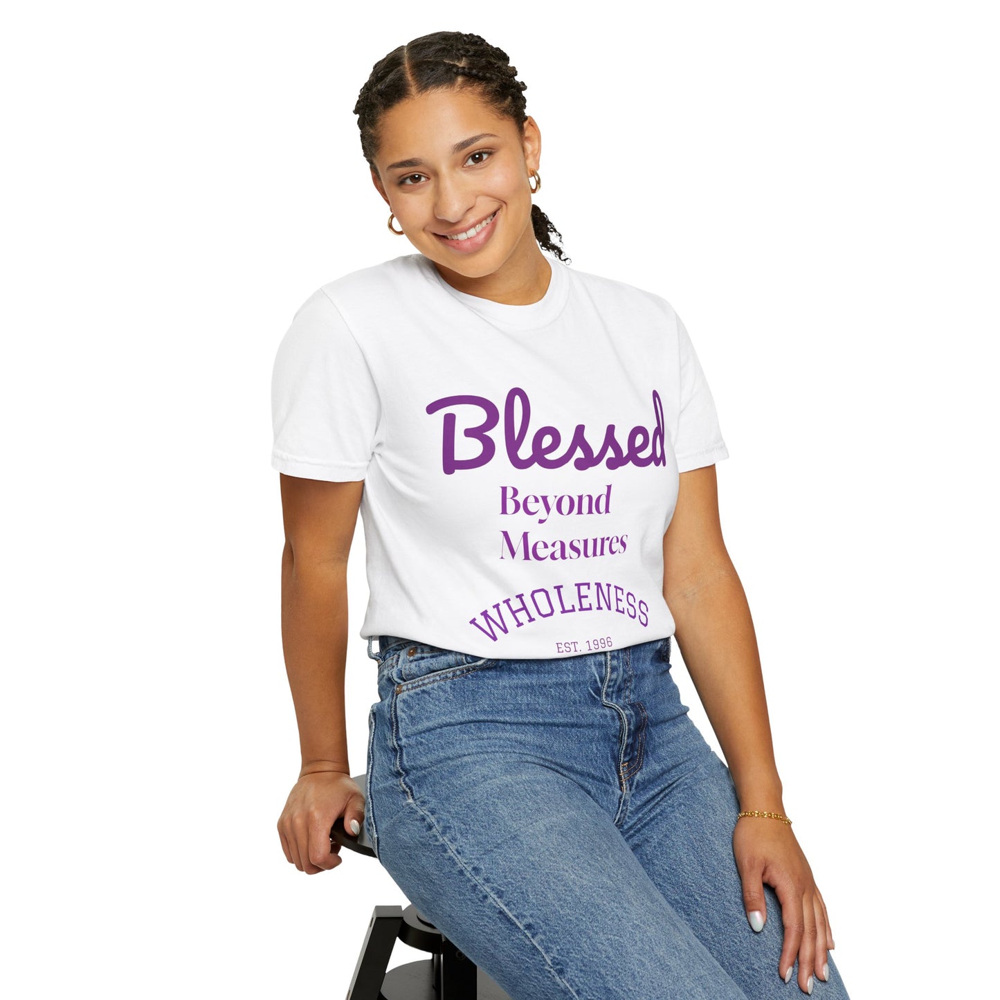 Blessed Beyond Measures T-Shirt — Wholeness Faith Tee